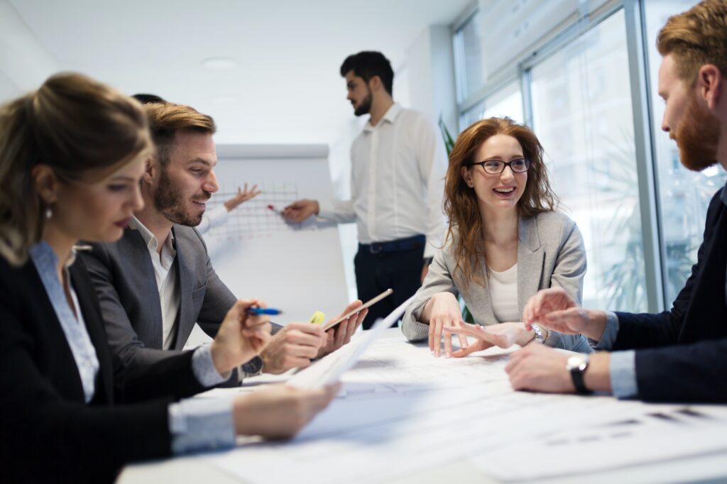 Business meeting and teamwork by business people